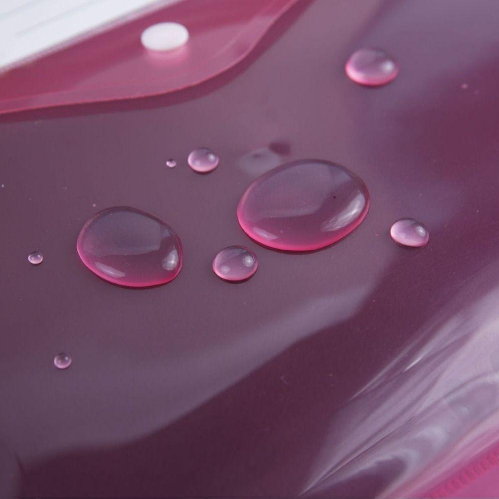 Colorful A4 File Folder Transparent Folder Envelope Bag Durable Document Holder  Ring Binder