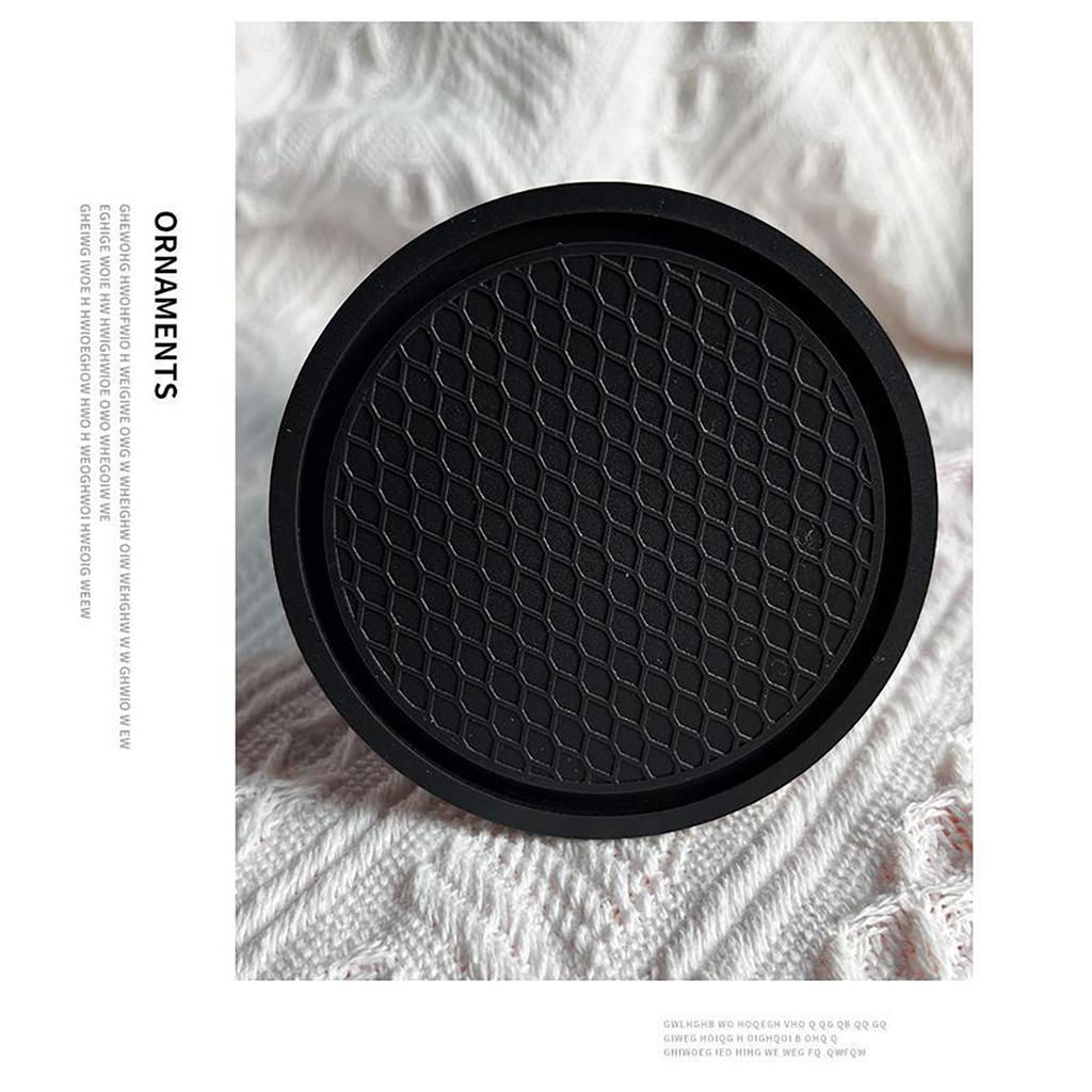 Подставка для автомобильной чашки, 4 шт. Универсальный автоматический нескользящий держатель для чашки, встроенный в силиконовые украшения, коврик для аксессуаров для салона автомобиля