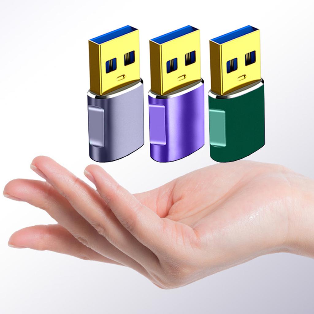 Легкие адаптеры-конвертеры USB3.0 «папа» — «мама» типа C поддерживают быструю зарядку 5 В 2 А и передачу данных со скоростью 5 Гбит/с