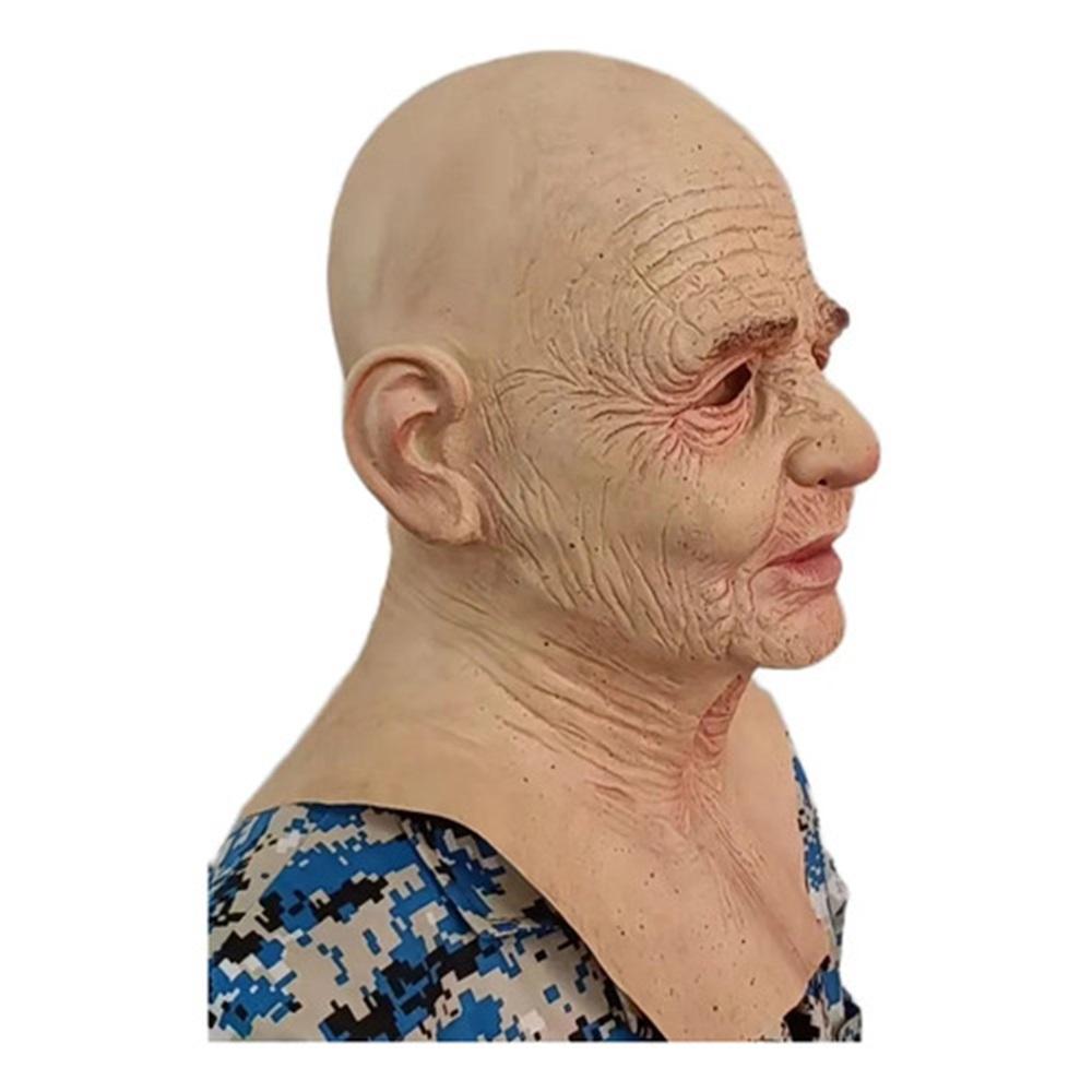 Latex Realistic Male Face Mask Cosp