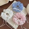 Bow Pleated Scrunchies Ribbon Oversized Hair Ropes Ins Polka Dot Scrunchies  Ponytail Holder