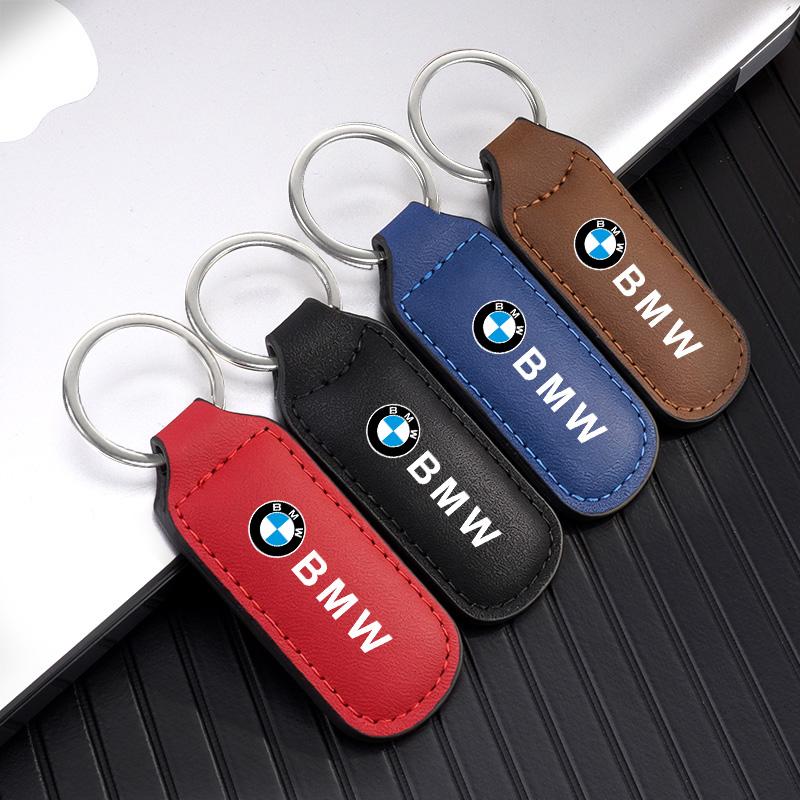 Leather Car Keychain Keyring Anti-Loss Key Holder Gift For BMW 1 2 3 4 5 7 Series X1 X3 X4 X5 X6 X7 F10 F20 F30 G20 G30 F15 F16 pdzr82