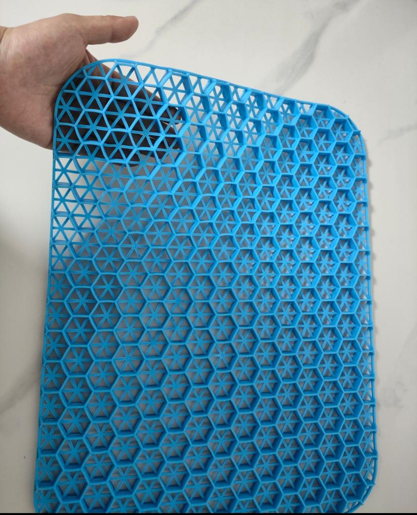 Honeycomb Gel Cushion Office Seat Cushion Thickened Enlarged Pad For Home Office Car Chair Daily Household Seat Use
