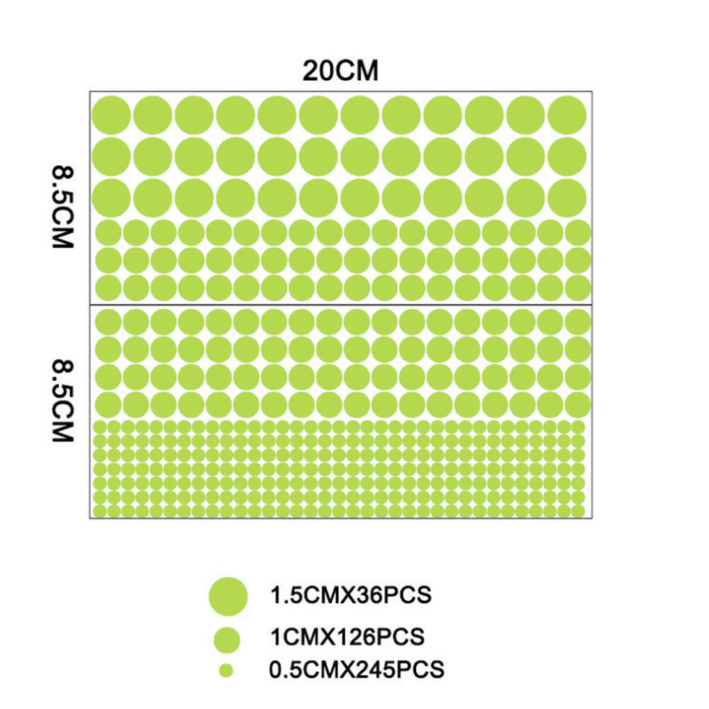 Luminous Dots Wall Stickers Fluorescent Home Children's Room Wall DIY Self-adhesive Decorative Glow In The Dark Stickers