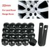20Pcs 22mm Car Wheel Nut Caps Anti-Rust Auto Hub Screw Cover Bolt Rims Exterior Decoration Protection Covers For