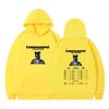 Mens Oversized Hoodie With Graphic Print Hip Hop Style Fall Winter Warm Cotton Blend Sweatshirt