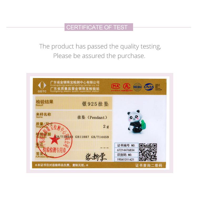 BAMOER животное милый детеныш панды с бамбуковыми бусинами стерлингового серебра 925 пробы подвеска для оригинального браслета женские ювелирные изделия