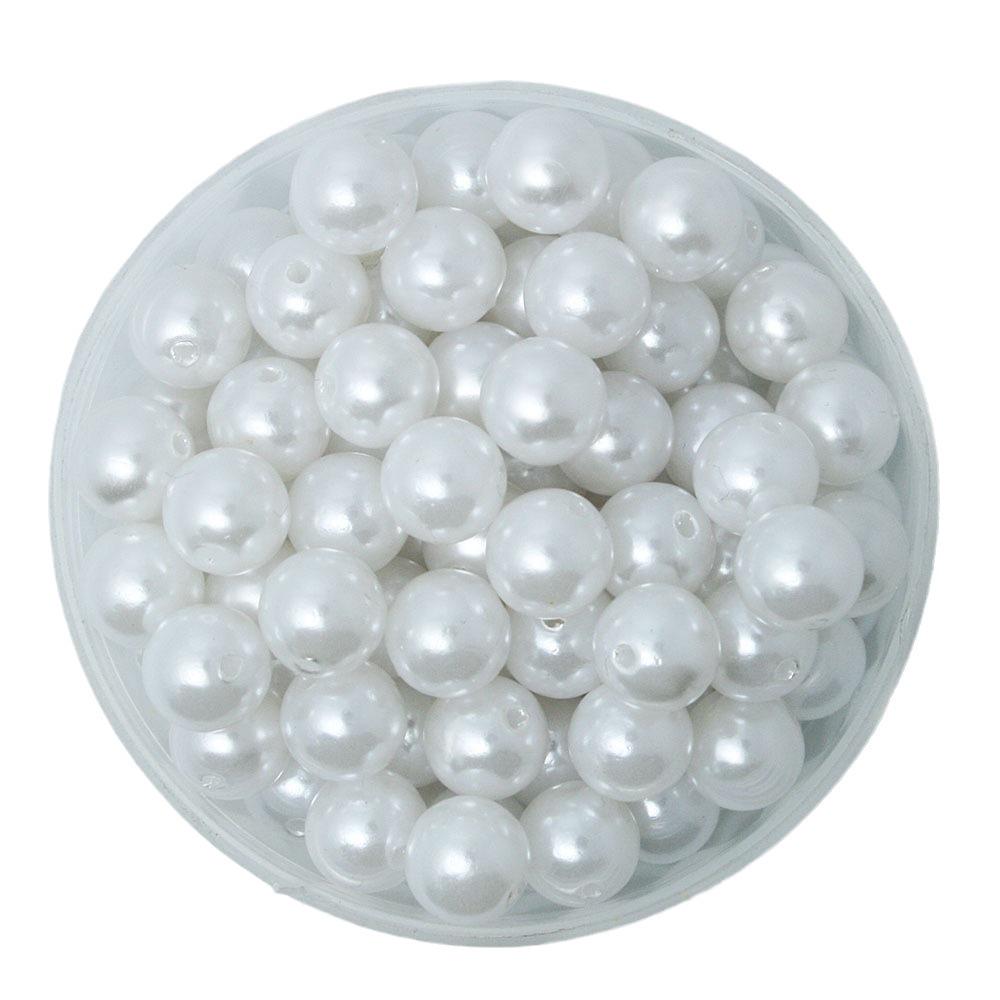 ABS Imitation Pearl Round Beads for DIY Handmade Bracelets & Necklaces Jewelry Accessories.