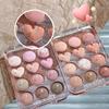 HERORANGE Heart Keyboard 12 Color Eye Shadow Стойкий High Color Rendering Smooth Powder Eye Makeup