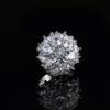 Exquisite White Zircon Sparkle AAA Attending Wedding Party Event Anniversary Gift High Quality Boutique Jewelry