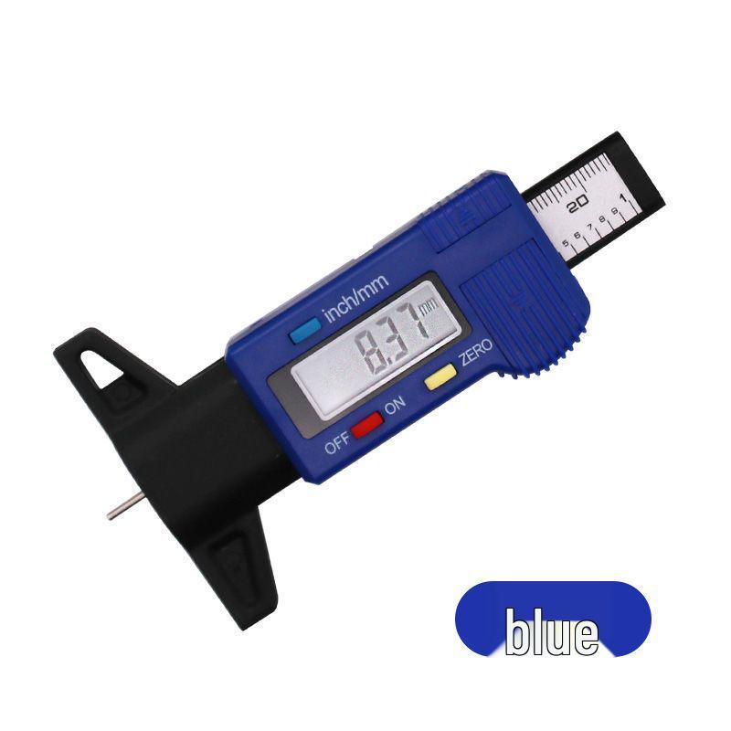 Цифровой измеритель глубины протектора шин - электронный штангенциркуль для определения износа автомобильных шин