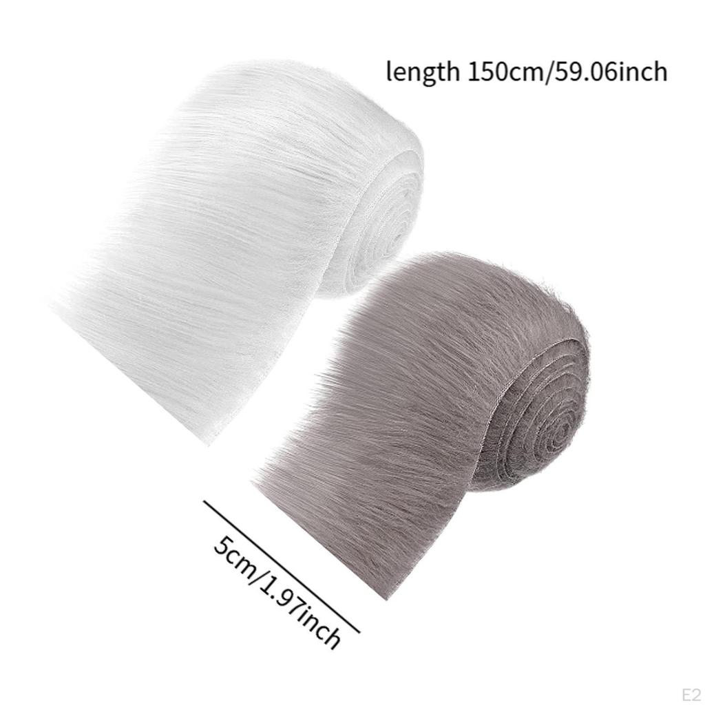 Материал из искусственного меха, товары для рукоделия, плюшевая лента, предварительно нарезанная полоска для рождественской елки, шляпы, обуви