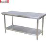 Commercial Stainless Steel Kitchen Workbench with Stove Shelf and Cutting Board