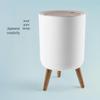 Японское мусорное ведро на высоких ножках под дерево - Большая вместимость для гостиной, спальни или рабочего стола