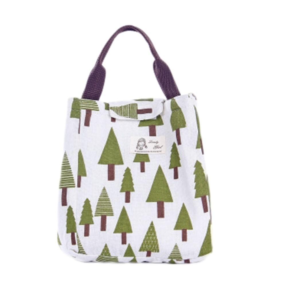 Сумка-холодильник Bento Bag с рисунком из мультфильма, сумка для пикника, контейнер для ланча, сумка-пенал, кошелек