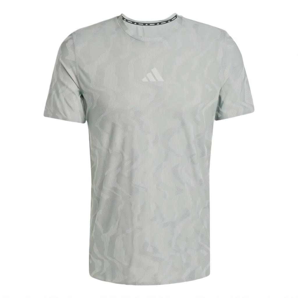 Adidas Ultimate Engineered Climacool Comfortable Soft Versatile Short Sleeve T-Shirt Men Tops Silver-Green JD7808