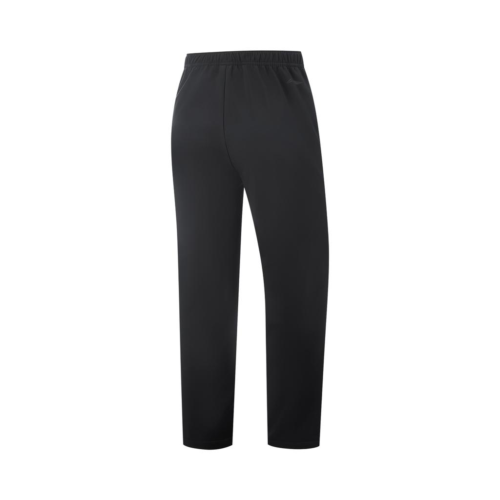 Li Ning Fitness Series Simple Logo Comfortable Mid Waist Straight Leg Casual Pants Men Bottoms AYKV901-2
