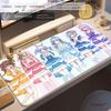 HYBXAXC Large HD Printing Hololive Group Photo Mouse Mat Non-slip Rubber Mat Office Cute Anime Girl Lock Edge Mouse Pad Carpet