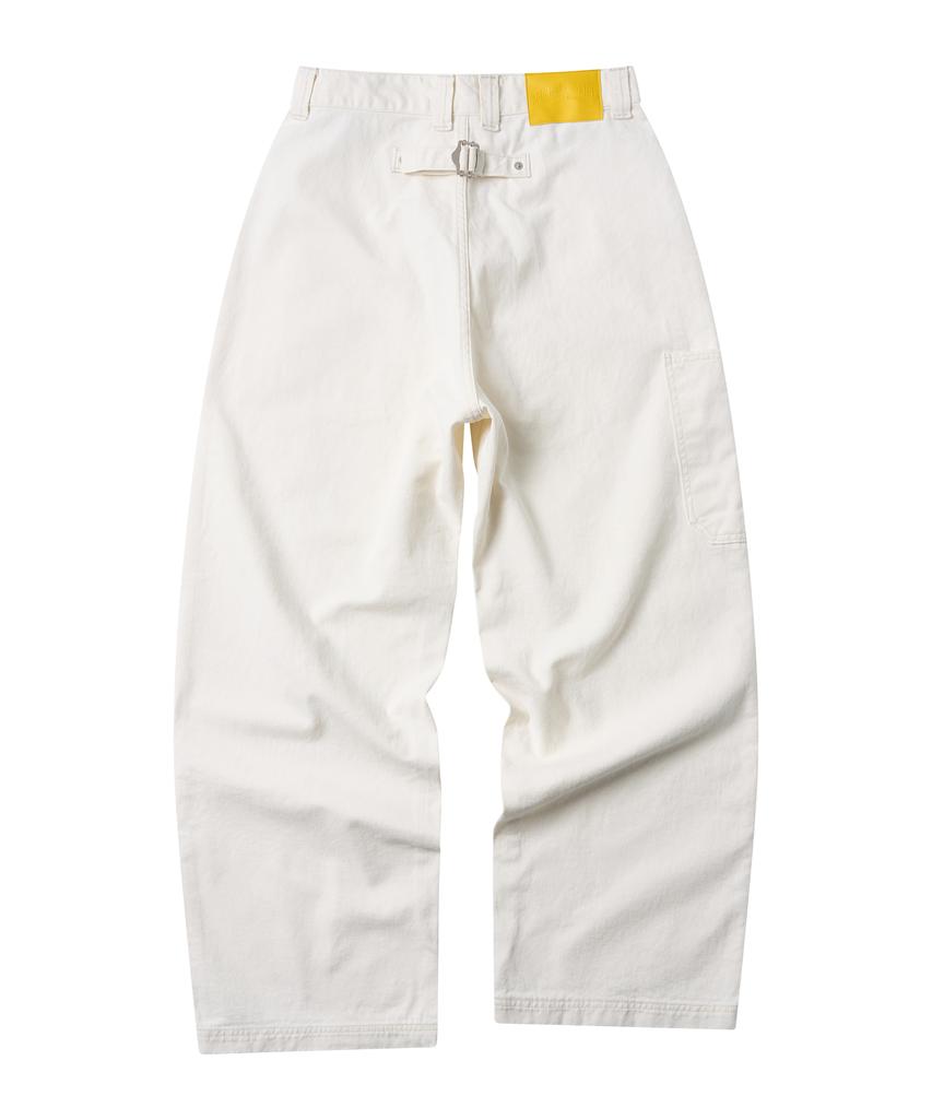 GOLDEN SUNSHINE French Work Pants_Cream