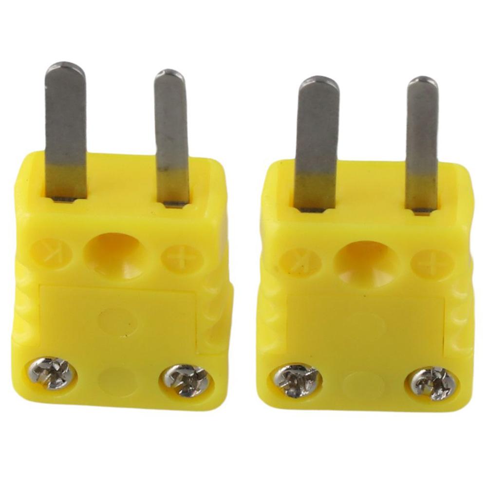 2 шт. -200-1300 ℃ Адаптерные вилки для термопарных пластиковых проводных соединителей Датчик термопары