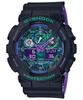 Мужские часы G-SHOCK из смолы, водонепроницаемые 200 м, цифровые, ударопрочные, кварцевые, GA-100BL-1A