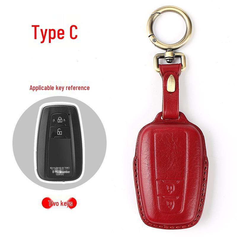 Toyota Key Case for Highlander, Corolla, Prado, RAV4, Levin, Velanda - Car Key Shell & Buckle Bag