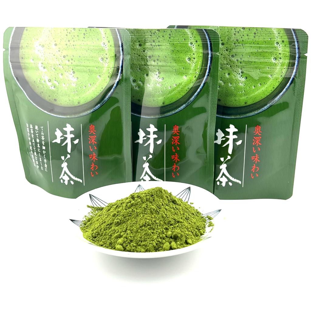 Matcha Powder, Made In Japan, Rich Flavor, 30g X 3 Bags (90g) Mix with a Chasen (tea Whisk) and Enjoy As Is. Perfect for Adding To Milk, Ice Cream,