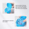 Dentures Case Portable Soaking Denture Bath Box with Strainer Basket Invisible Brace Retainer Mouth