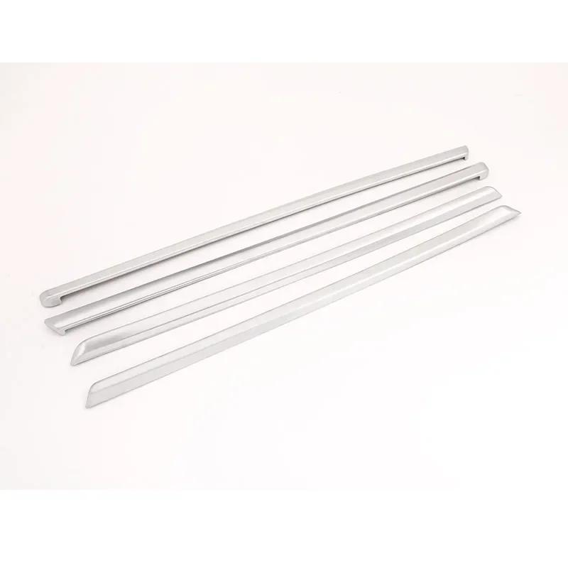 4 PCS ABS Red / Carbon Interior Door Panel Stripe Cover Molding Trims Strip Decorative Kits For BMW 3 Series F30 F31 2013-2019