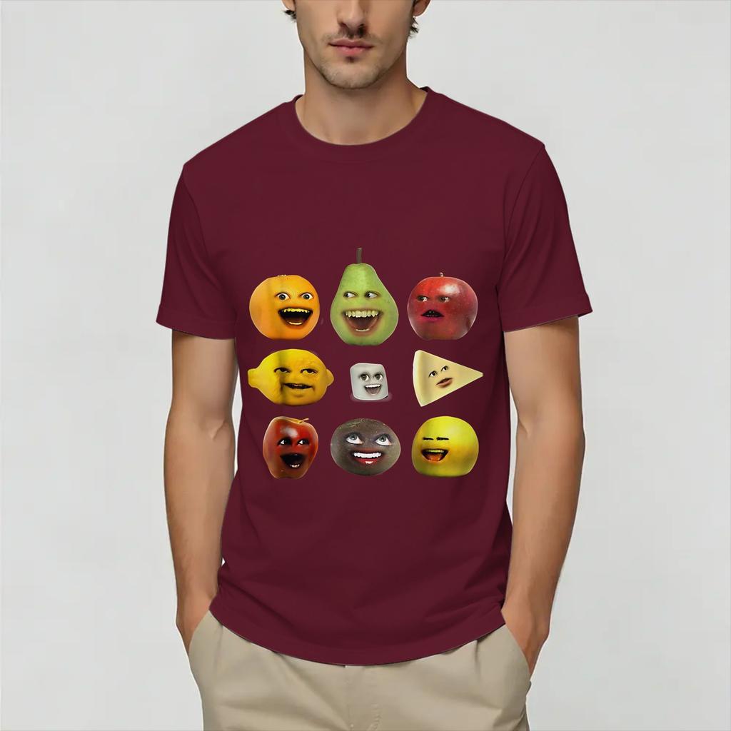 Unisex TShirt Funny Annoying Oranges Funny 100 Cotton Tees Short Sleeve T Shirts Crewneck Clothes Printed