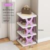 Foldable Shoe Rack PPE Material Multi-storey Storage Shoes Cabinets Save Space Modern Simplicity Dustproof Storage Containers