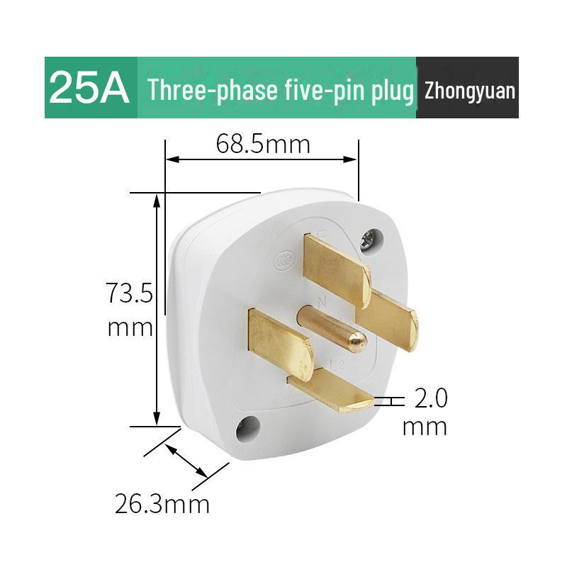 Розетка для кондиционера типа 86 высокой мощности, 20 А с выключателем и 25 А трехфазная четырехпроводная панель