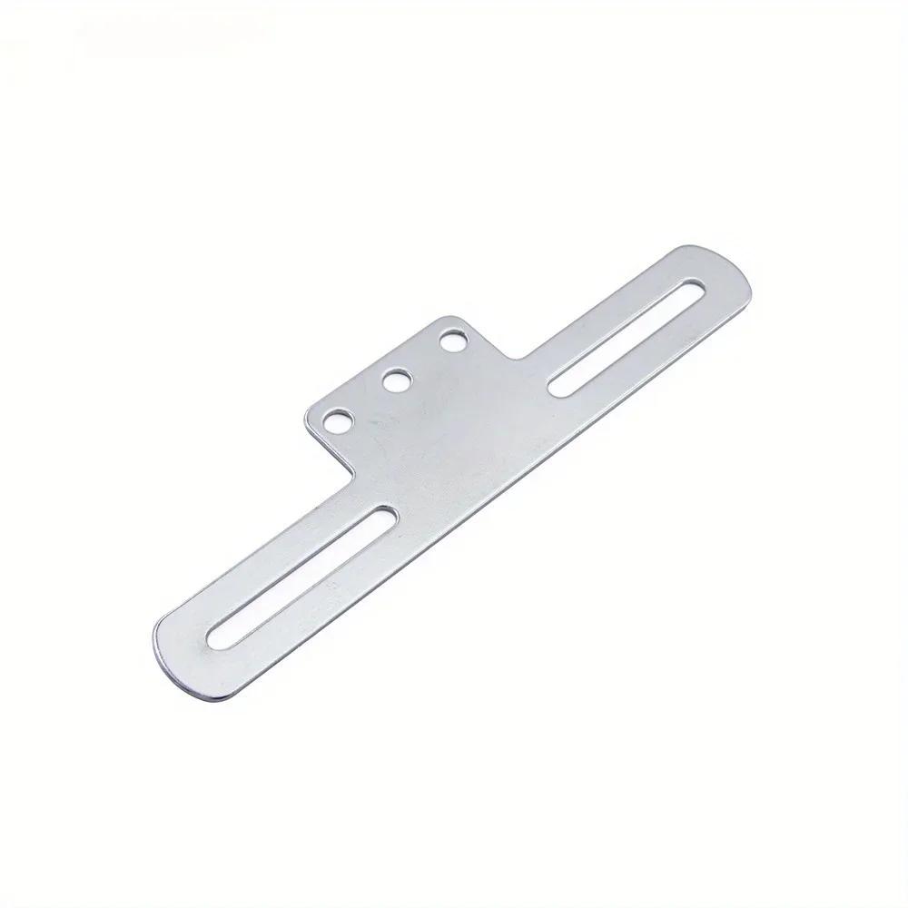 Черный/хромированный универсальный держатель номерного знака для мотоцикла, кронштейн для крепления заднего фонаря