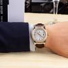 Start Men's Diamond Watch Automatic Mechanical Watch Waterproof Date Week Function Fashion Leather Watch