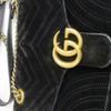 [Pre-Owned] Marmont Logo Quilted Suede Chain Bag - Good #WXJPY8