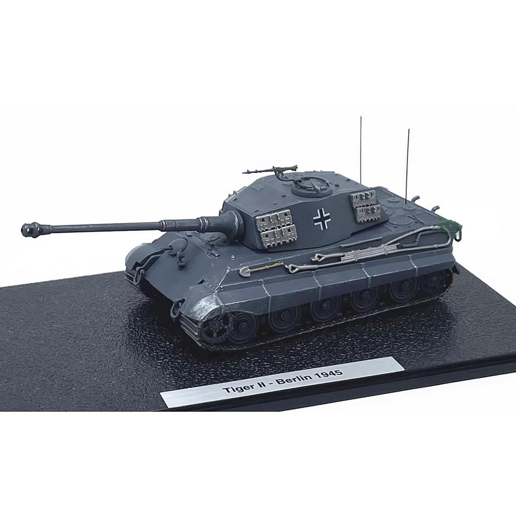1:72 Alloy World War II German Berlin 1945 Tiger II Tank Military Tank Model Simulation Fighter Military Science Exhibition Model