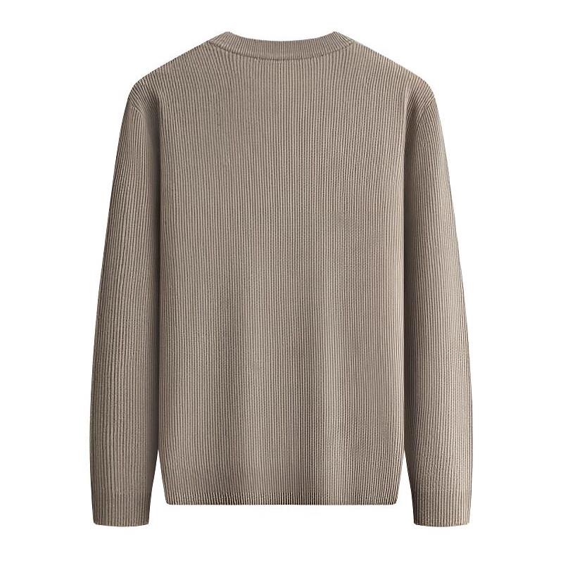 SEPTWOLVES Men's Cashmere Blend Round Neck Pullover Sweater