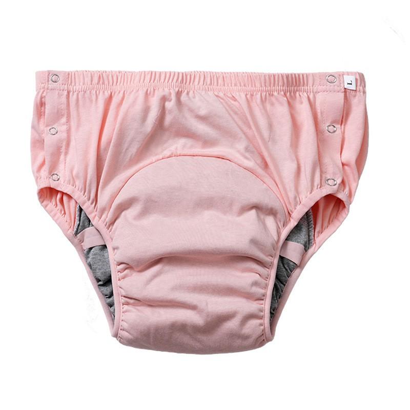 Washable Adult Diapers Elderly Women Cotton Bedridden Underwear Leakproof Breathable Urine Pads L Size