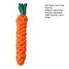 Игрушка-канат для собак из моркови, интерактивная хлопковая жевательная игрушка для собак для агрессивных жевателей, игрушка для чистки зубов щенков для маленьких и средних собак