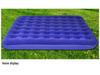 Bestway 67004 Deep Blue Очень большой надувной матрас с флокированным покрытием, 1,8 м шириной, сотовая структура