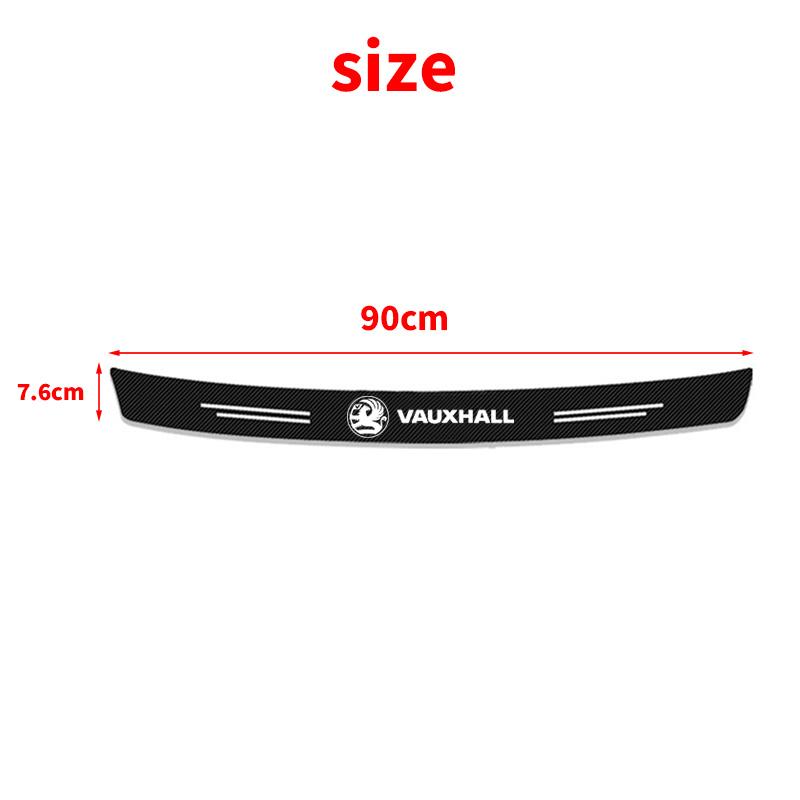 New Car trunk floor guard plate protection sticker For Vauxhall Opel Corsa D Astra G GTC J H Vectra Zafira Meriva Junior car lda066