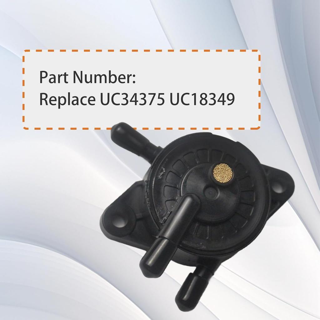 Fuel Pump Fit for Kawasaki FH580V Engine Replace UC34375 UC18349 | Fit for John Deere D125 D130 Lawn Tractor