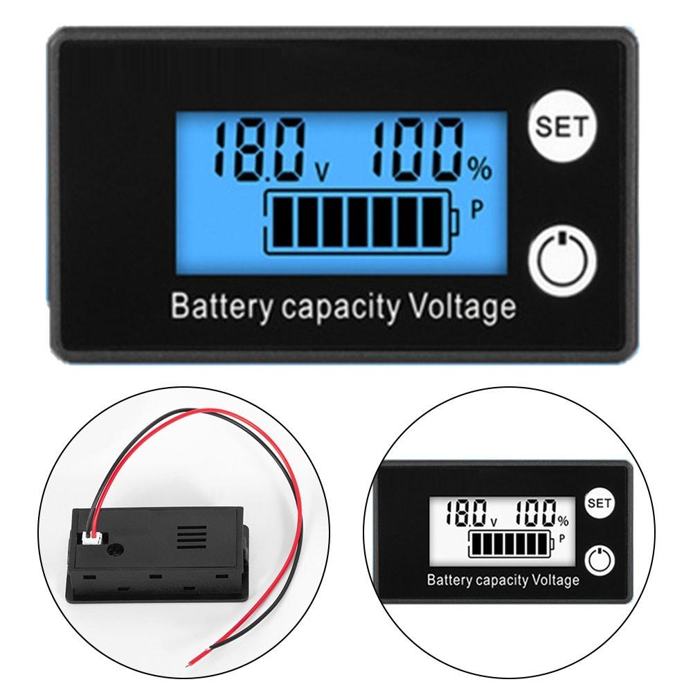 Battery Voltage Indicator Meter for 12V 24V 36V Lithium Iron Phosphate