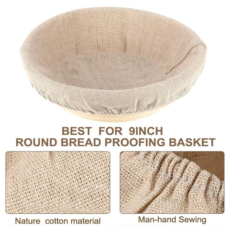 Корзина для естественной ферментации Круглая корзина для расстойки хлеба Практичные баннетоны для теста Корзины для хлеба Форма для хлеба