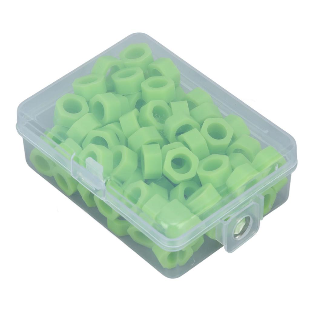 100pcs Dental Rings Silicone Color Instrument Rings for Instruments Identification