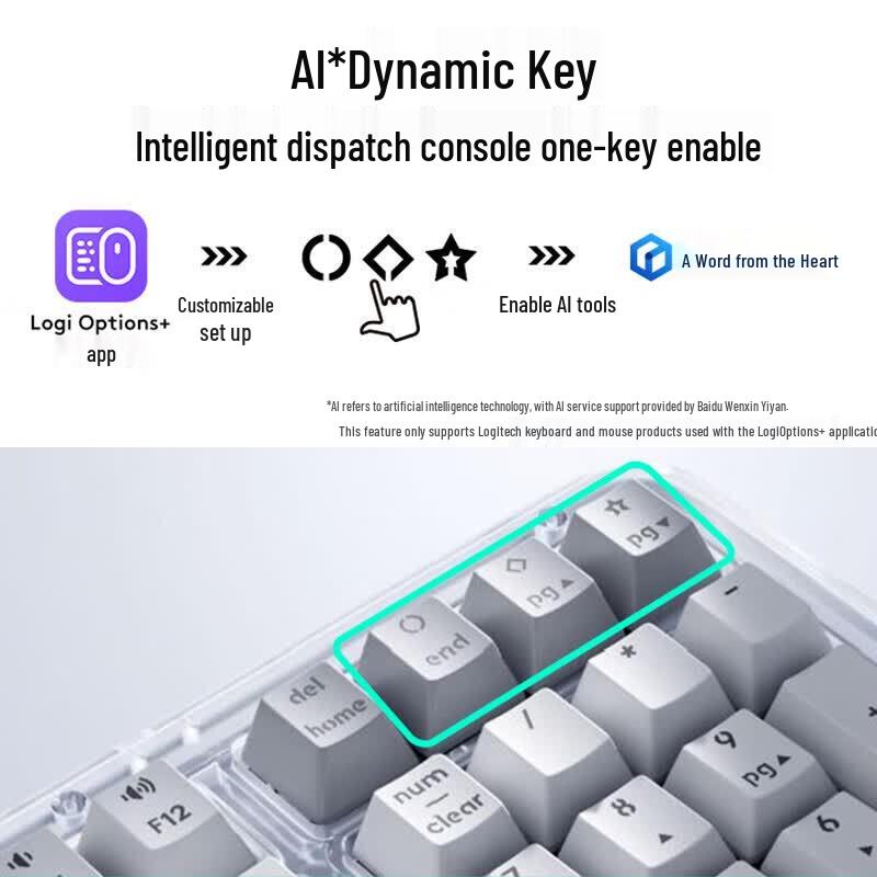 Logitech ALTO KEYSK98M Custom Wireless Mechanical Keyboard