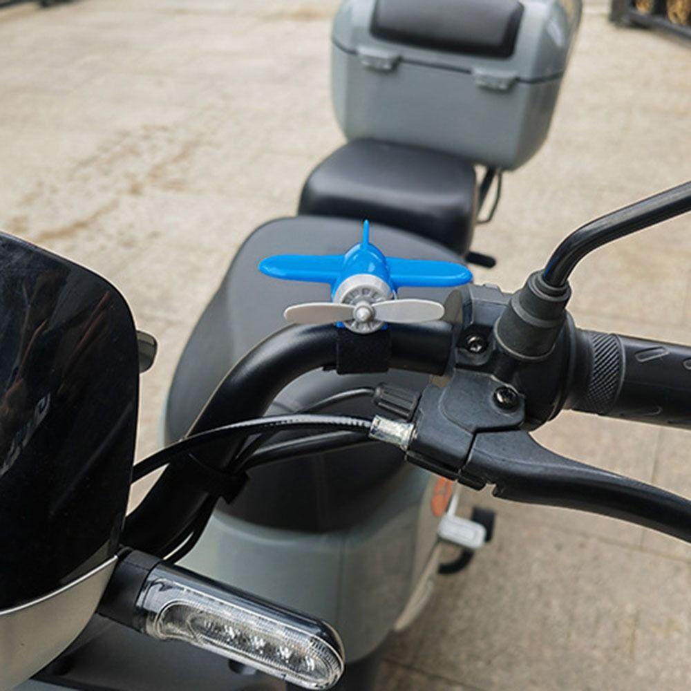 Пластиковые украшения для маленьких самолетов, пропеллеры, вращающиеся от ветра, маленькие украшения для самолетов, мотоциклы