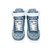 Louis Vuitton Кроссовки Lv Boombox Monogram High Top Джинсово-синие Женские 1A8E3C