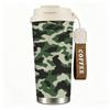 Camouflage Pattern Stainless Steel Insulated Coffee Tumbler Vacuum Travel Mug Leakproof Cup for Outdoor Hiking Camping