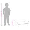 Kids Sofa Brown 70x40x24 cm Fabric